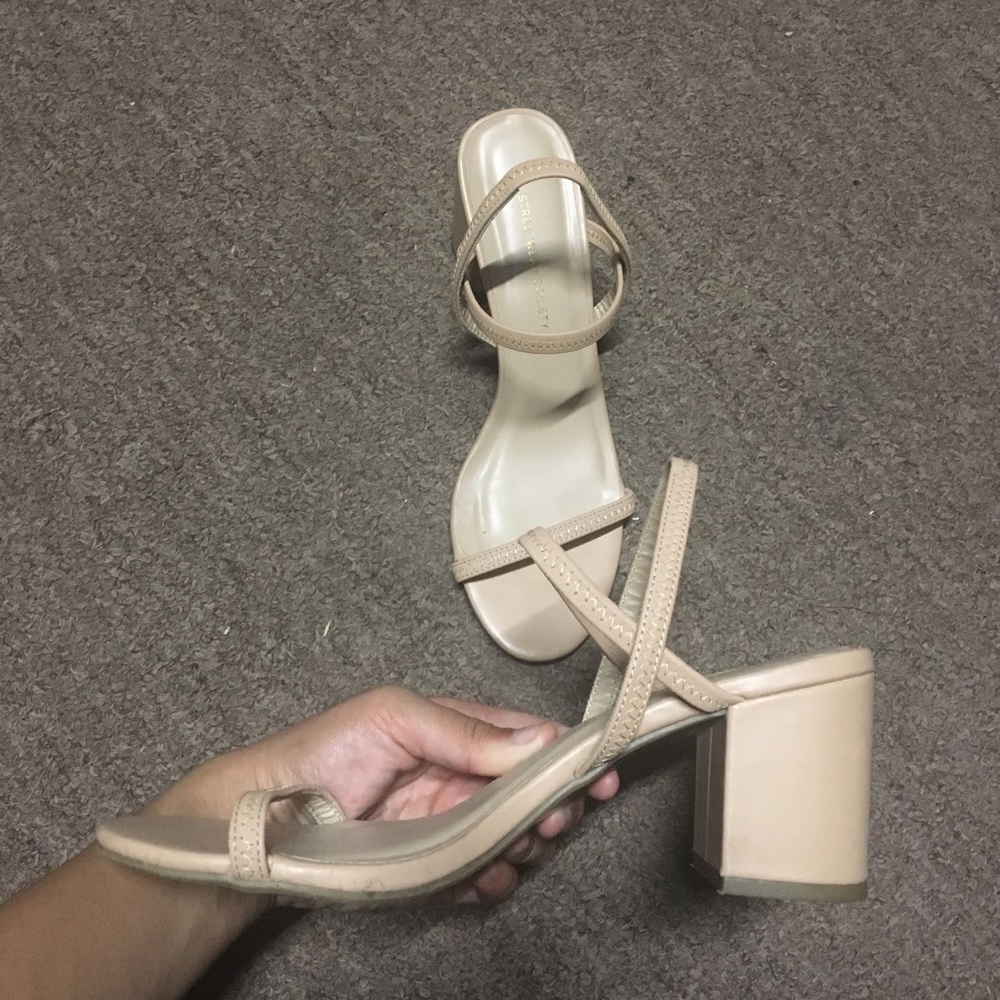 Nude sandals